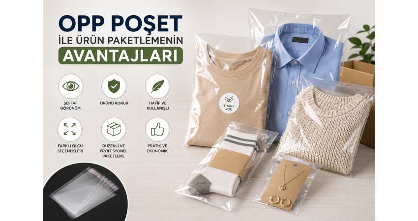 OPP Poşet ile Ürün Paketlemenin Avantajları Nelerdir?