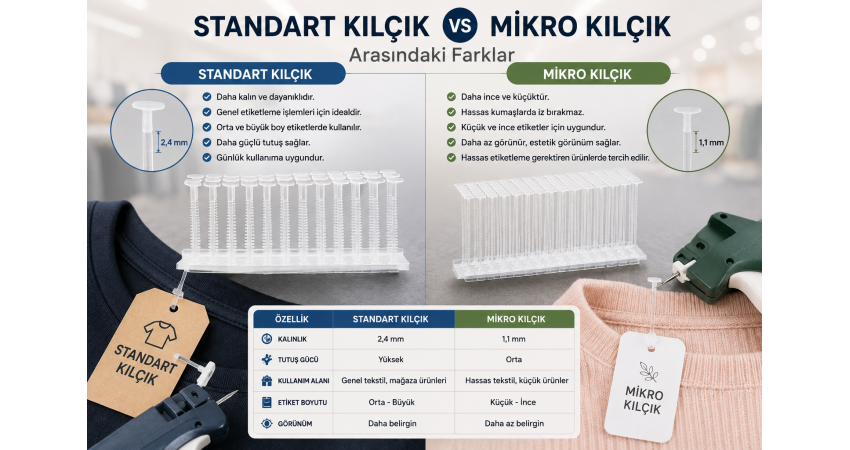Standart Kılçık ile Mikro Kılçık Arasındaki Farklar