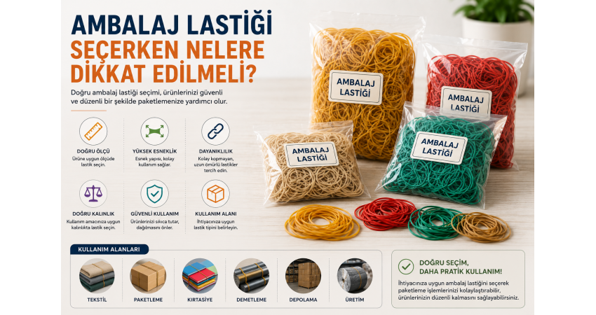 Ambalaj Lastiği Seçerken Nelere Dikkat Edilmeli?