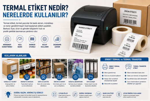 Termal Etiket Nedir? Nerelerde Kullanılır?