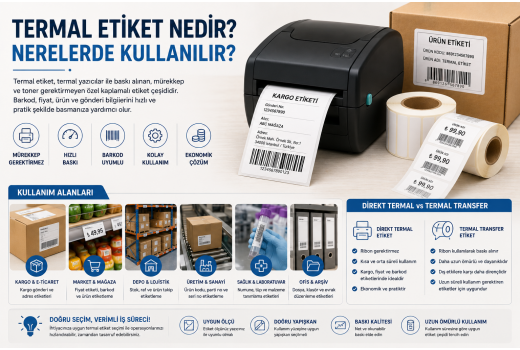 Termal Etiket Nedir? Nerelerde Kullanılır?