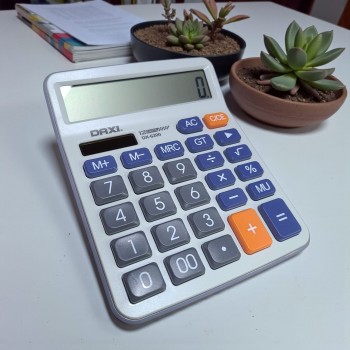 Daxi DX-6200 Hesap Makinesi Gri