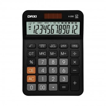 Daxi X-200 Hesap Makinesi Siyah Daxi X-200 Hesap Makinesi Siyah