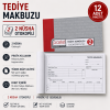 Otokopili 2 Nüsha Tediye Makbuzu 12 Adet