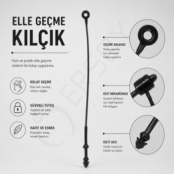 5" Elle Geçme Siyah Kılçık 5.000 Adet
