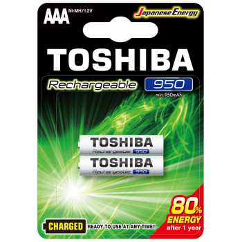 Toshıba 950 Mah Şarjlı İnce Pil 2'li