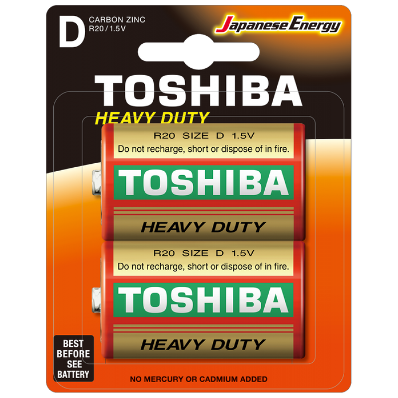 Toshiba R20KG Bls. 2'li Pil Toshiba R20KG Bls. 2'li Pil